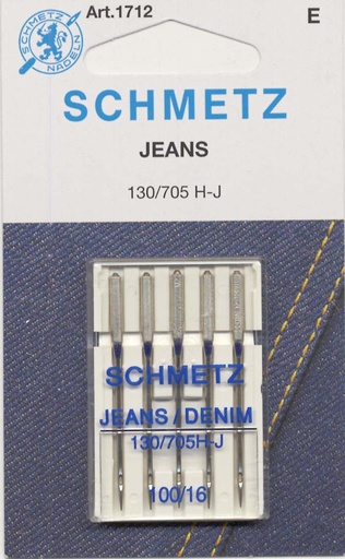 [1712] Schmetz Denim/Jeans Machine Needle Size 16/100