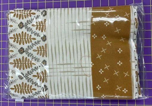 [CQ Pillowcase Kit SS Gold] Slow Stroll Pillowcase Pattern Kit Autumn Gold
