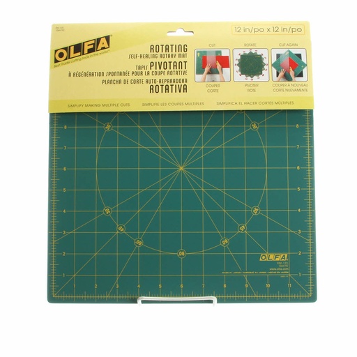 [RM-12S] Spinning Square Cutting Mat 12in