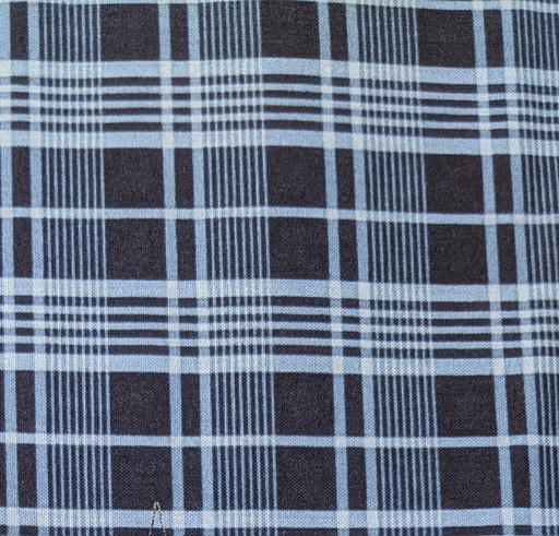 [50540] Vintage Blue Plaid
