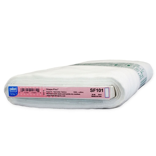 [SF101 WHITE] Pelion SF101 - Shape Flex 20" Fusible Woven