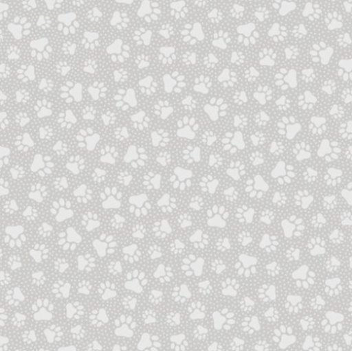 [1649 26762 K] Quilting Illusions Grey Paws
