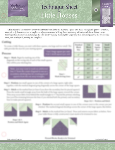[DTEC03] Little Houses Technique Sheet
