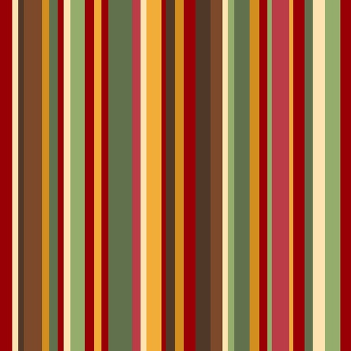 [R190135S-BROWN] Brown Medley Stripe Season Sampler