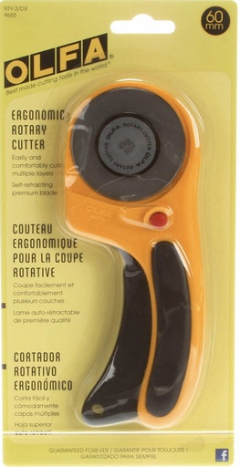 [RTY3DX] [RTY3DX] 60mm Deluxe Ergonomic Rotary Cutter