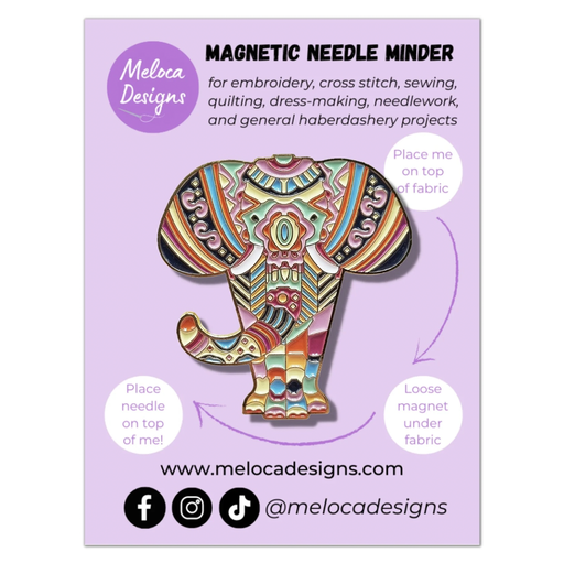 [NM006-MAE] Mandala Elephant Needle Minder