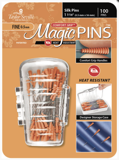 [219508A] Magic Pins Silk Pins - Fine 50ct