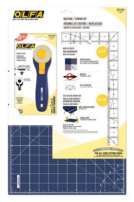 [RTY2CSTQRNBL] Olfa Splash Quilting and Sewing Kit Navy