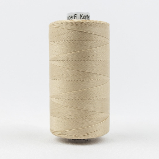 [KT1-809-Nude] Konfetti Solid 50wt Cotton Thread 1000m Nude