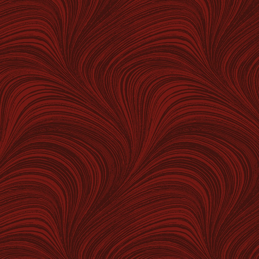 [2966W 19] 108" Wide Dark Red Wave Texture