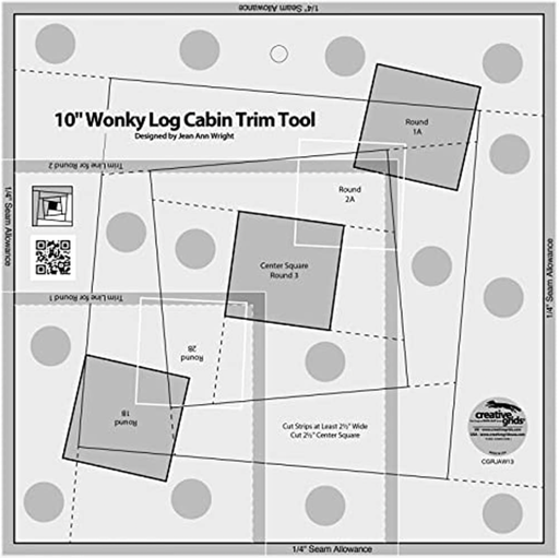 [CGRJAW13] Creative Grids 10in Wonky Log