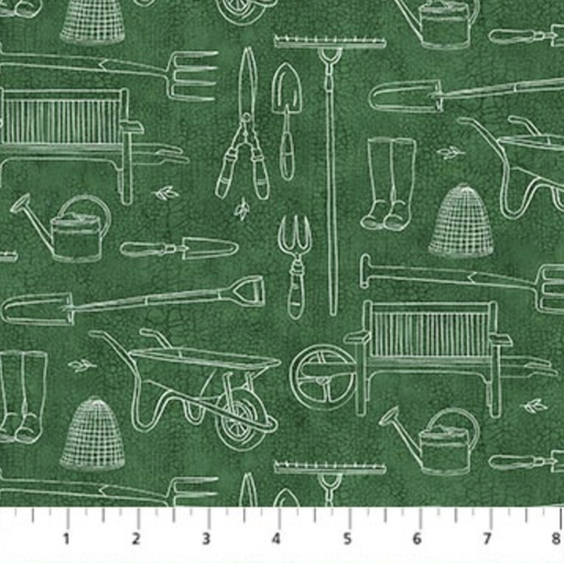 [25224-76] Plant With Love Green Toile