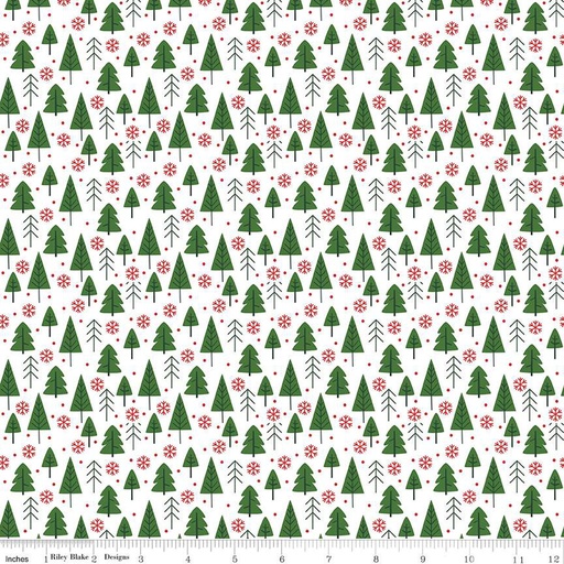[C13642-WHITE] The Magic of Christmas Trees White