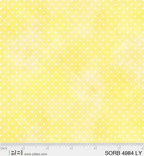 [04984 LY] Sorbet Tossed Dots Light Yellow
