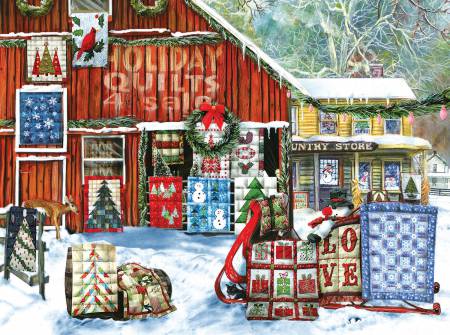 [28735] Holiday Quilts Puzzle 1000pc