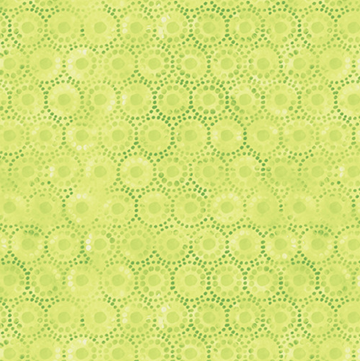[2461-60 Lime] Im All Ears Teal Lime Circle Textiles