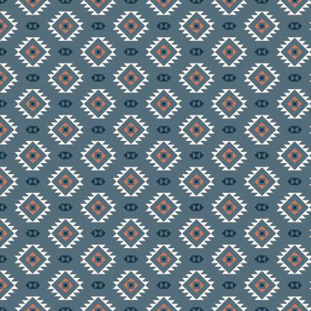 [C13383-DENIM] Santa Fe Motifs Denim