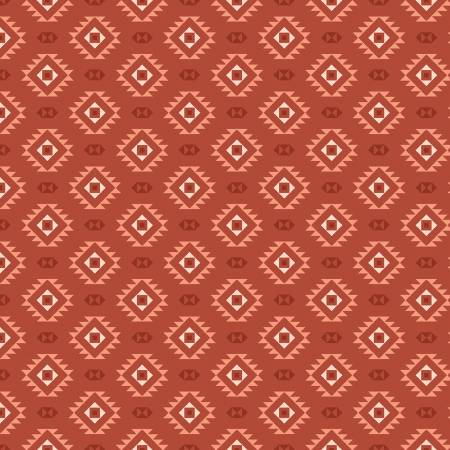 [C13383-RUST] Santa Fe Motifs Rust