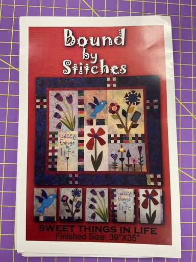 [BoundStitches 39"x35"] Bound by Stitches - Sweet Things in Life - Pattern
