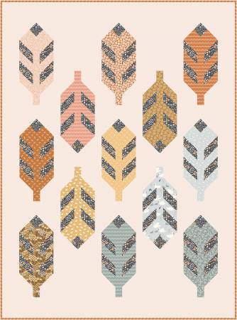 [P177-FEATHERFLY] Feather Fly Quilt Pattern