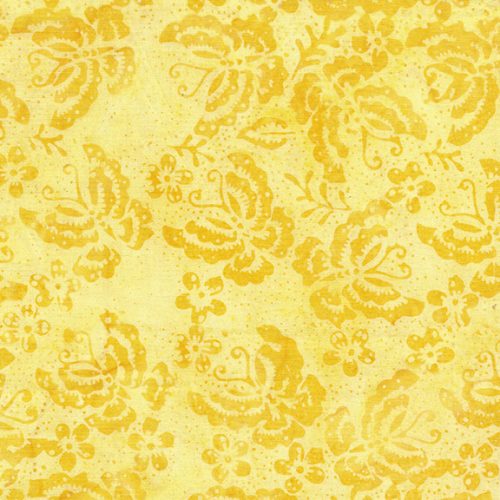 [112328215] Butterfly Yellow Banana Batik