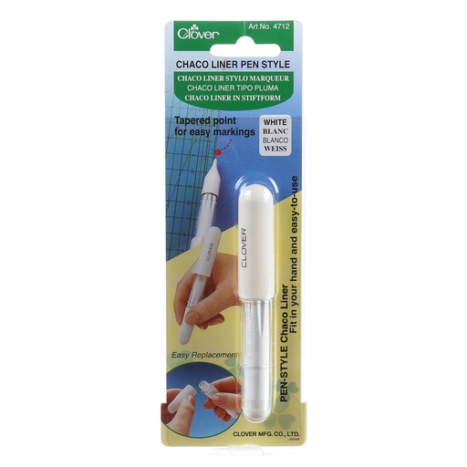 [4712CV] Chaco Liner Pen Style White