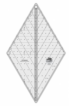 [CGR60DIA] Creative Grids 60 Degree Diamond Ruler