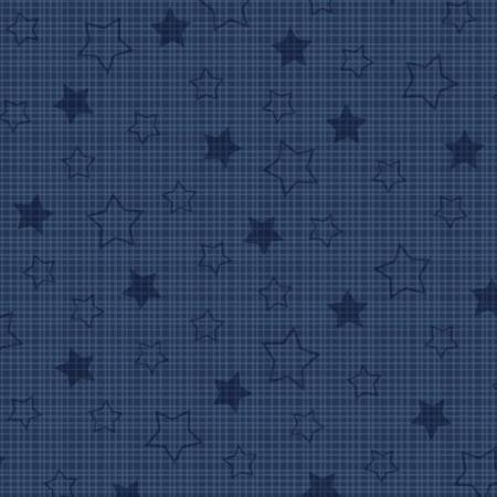 [AMTB 5348 DB] America the Beautiful Cross Hatched Star Dark Blue
