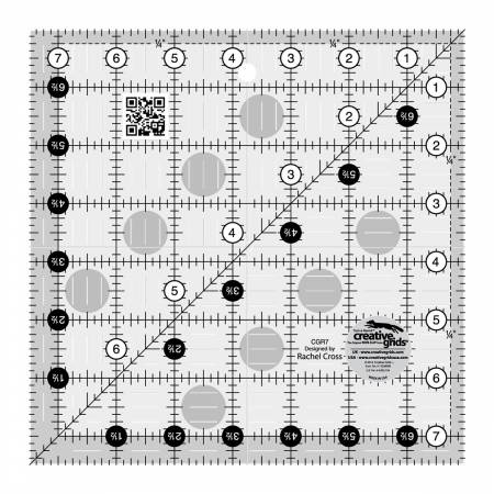 [CGR7] Creative Grids Quilt Ruler 7-1/2" Square