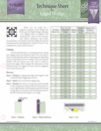 [DTEC36] Edged Wedge Technique Sheet-Studio 180