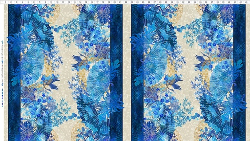 [1OG-2] Oriental Gardens Borders Blue Gold