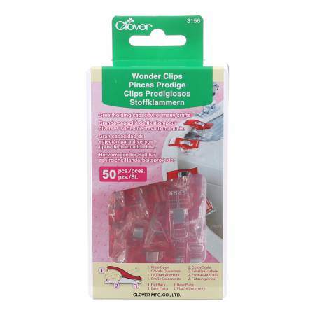 [3156] Wonder Clips Red 50ct