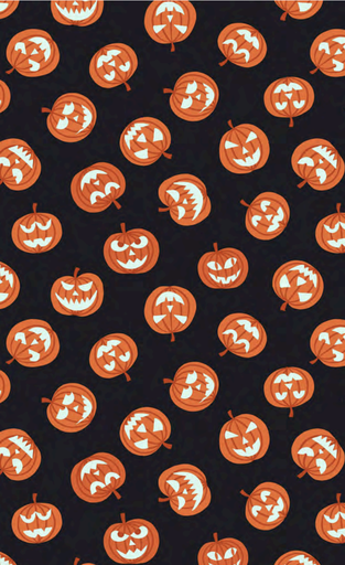 [A601.3] Glow in the Dark Pumpkin Faces on Black