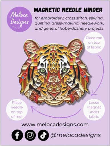 [NM012-MAT] Mandala Tiger Needle Minder