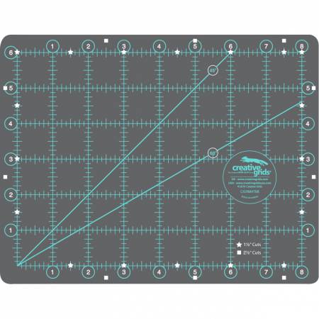 [CGRMAT68] Creative Grids Self-Healing Double Sided Rotary Cutting Mat 6in x 8in