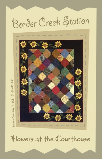 [BCS1101] SALE - Flowers at the Courthouse Pattern