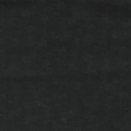 [C5148-BLK] Black Dotted Petals