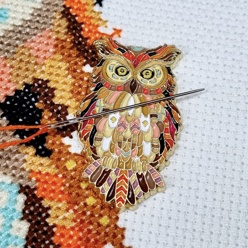 [NM023-MOWL] Mandala Owl Needle Minder