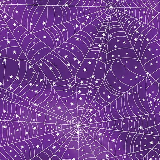 [12954G-66] Glow-O-Ween Glowing Webs Purple